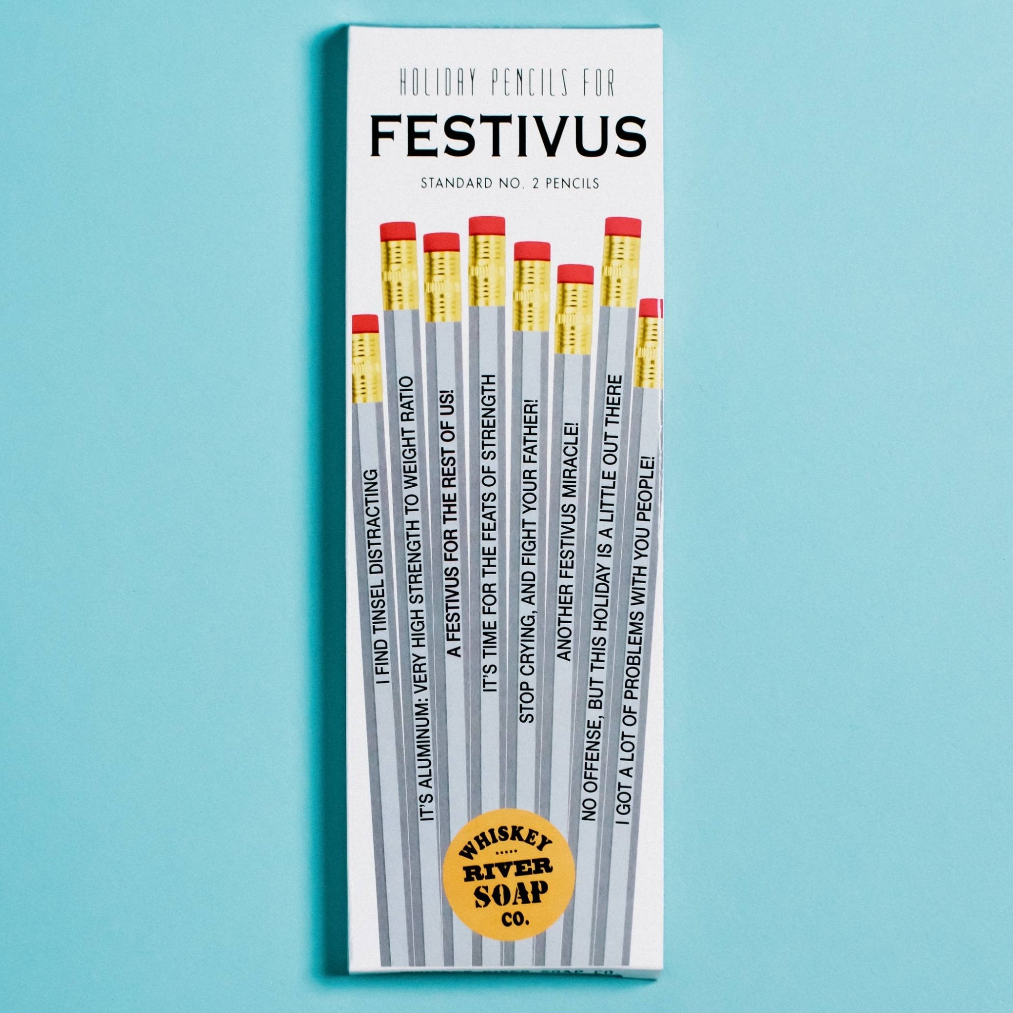Festivus Pencils - HOLIDAY | Funny | Stocking Stuffer - HER Home Design Boutique